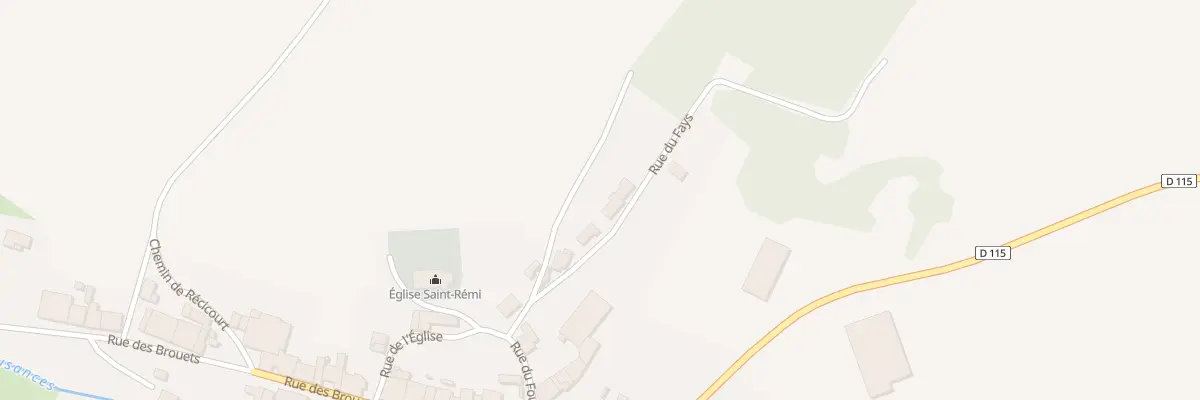 Plan du 9 Rue du Fays à Brabant-en-Argonne