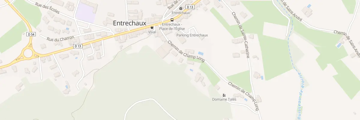 Plan du 5440 Tales à Entrechaux