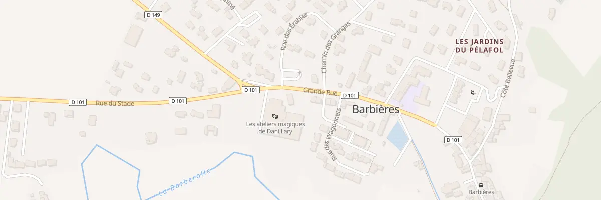 Plan du 40H Grande Rue à Barbières