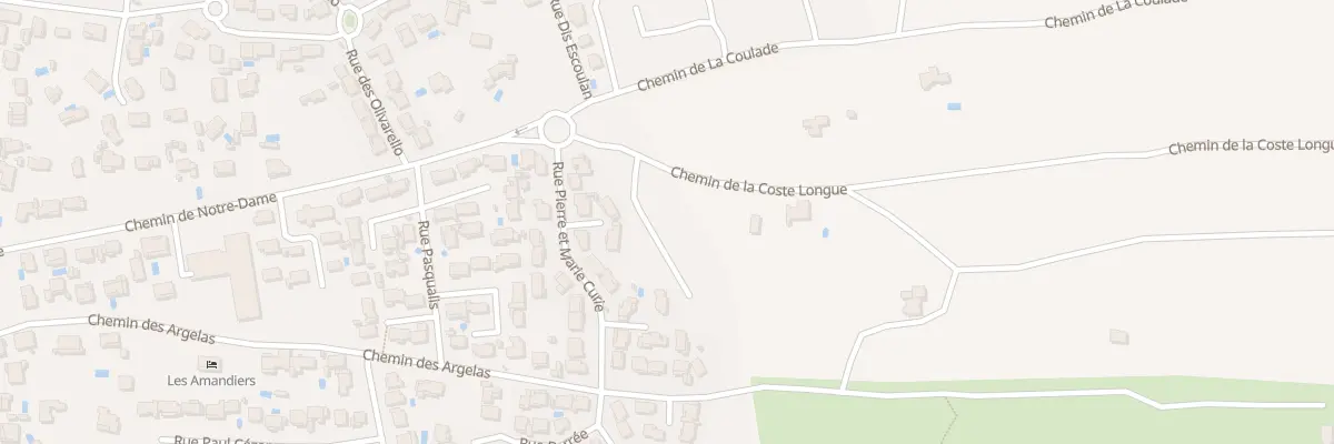 Plan du 3 Che de Costelongue à Lançon-Provence