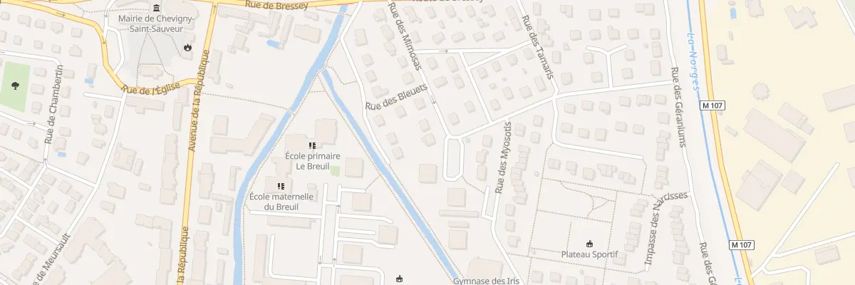 Plan du 16 Rue des Mimosas à Chevigny-Saint-Sauveur