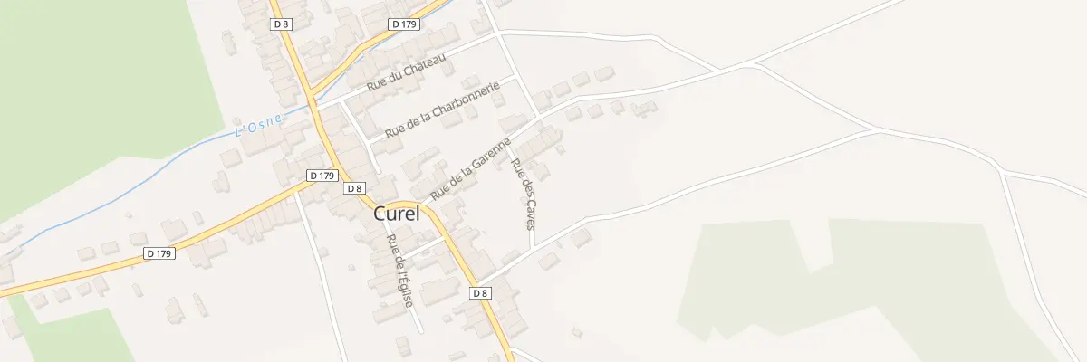 Plan du 2 Rue des Caves à Curel