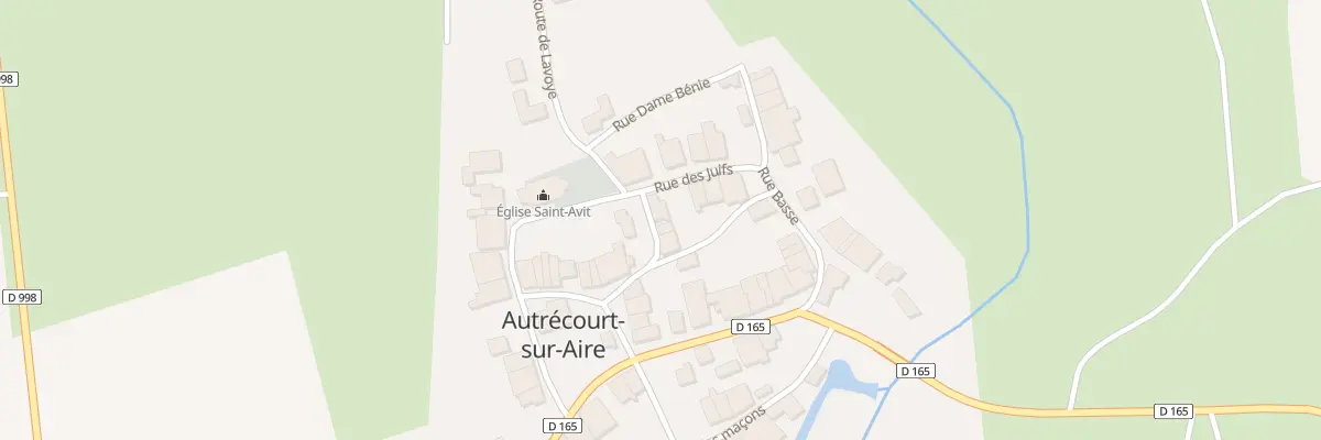 Plan du 4 Rue des Juifs à Autrécourt-sur-Aire
