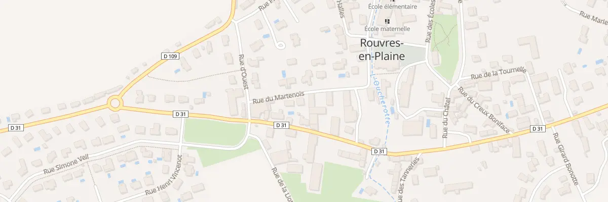 Plan du 5 Rue du Martenois à Rouvres-en-Plaine