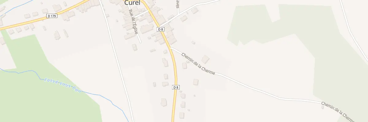 Plan du 1 Rte d’Autigny à Curel