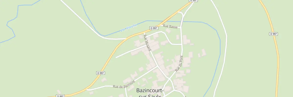 Plan du 13 Rue Musard à Bazincourt-sur-Saulx