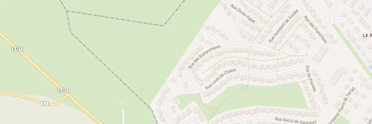 Plan du 8 Rue des Burlancheres à Charvieu-Chavagneux