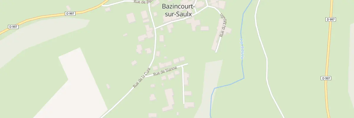 Plan du 7 Rue de Sianne à Bazincourt-sur-Saulx
