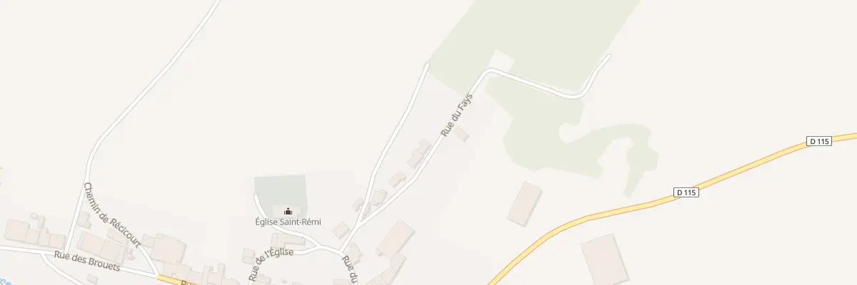 Plan du 11 Rue du Fays à Brabant-en-Argonne