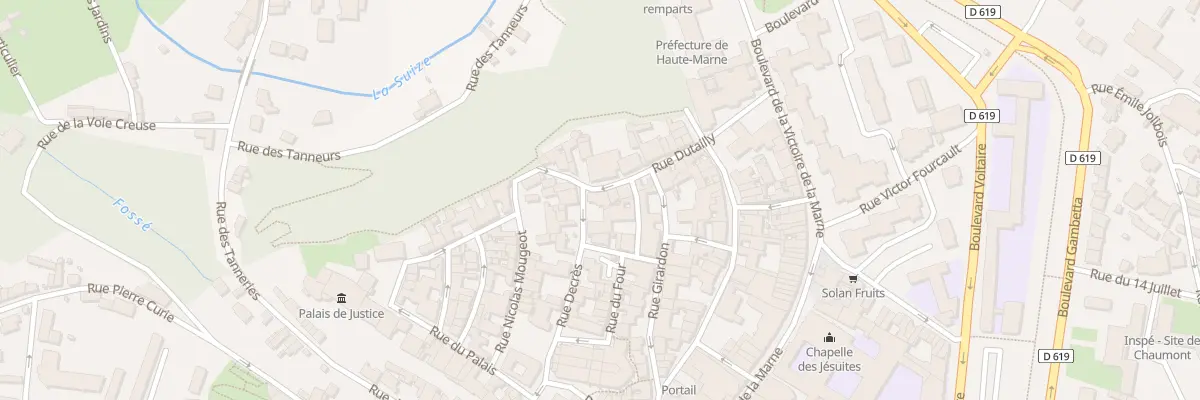 Plan du 9 Rue Dutailly à Chaumont