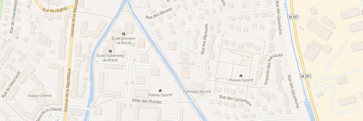 Plan du 2 Rue des Eglantiers à Chevigny-Saint-Sauveur