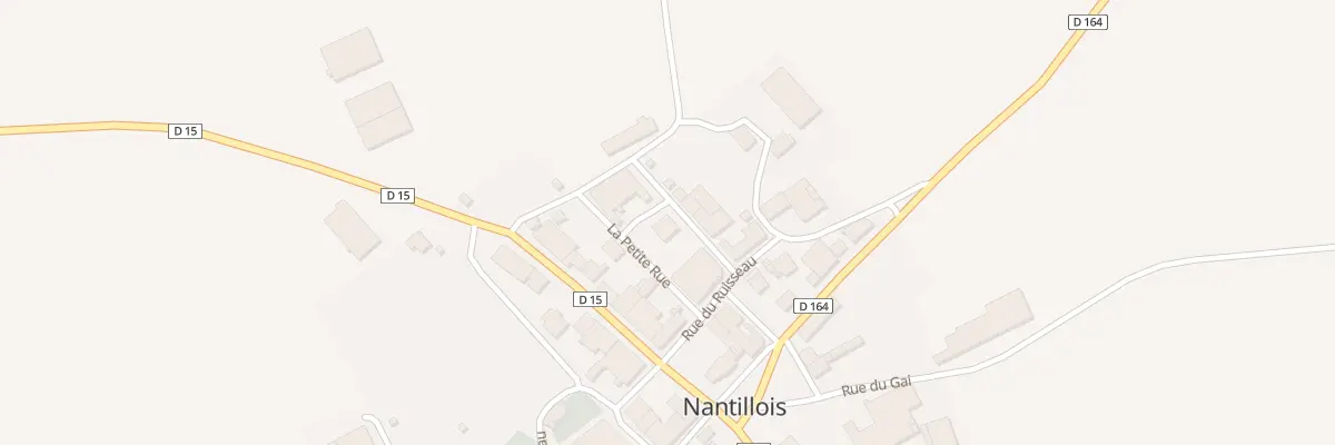 Plan du 1 Rue Ste Marguerite à Nantillois