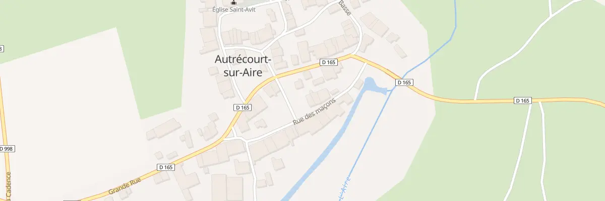 Plan du 28 Gr Grand Rue à Autrécourt-sur-Aire