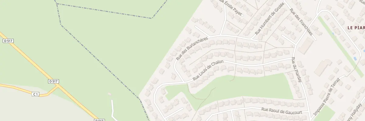 Plan du 11 Rue des Burlancheres à Charvieu-Chavagneux