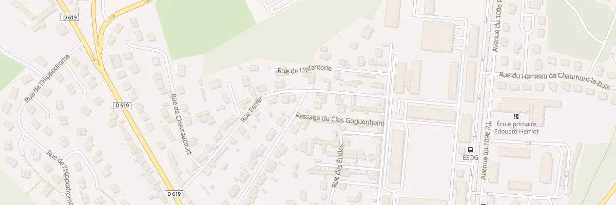 Plan du 20 Rue Ferrer à Chaumont