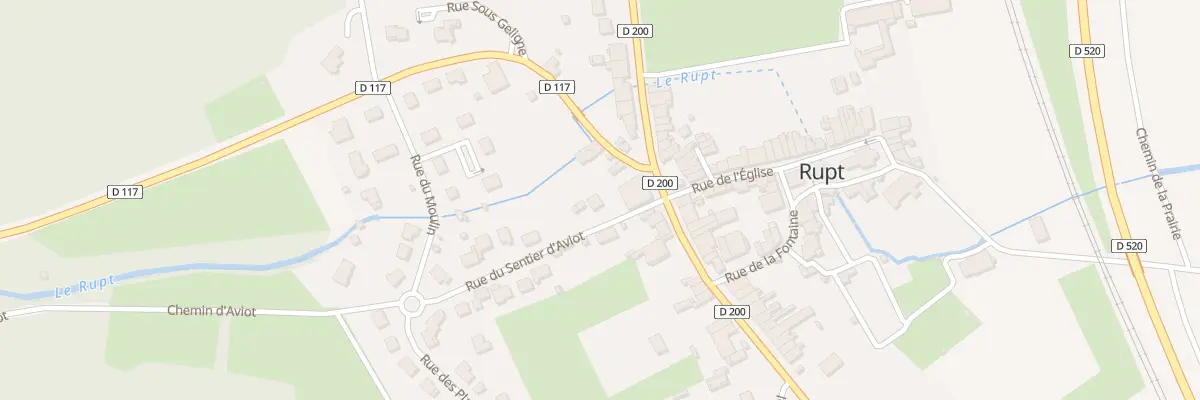 Plan du 1 Rte de Ferrieres à Rupt