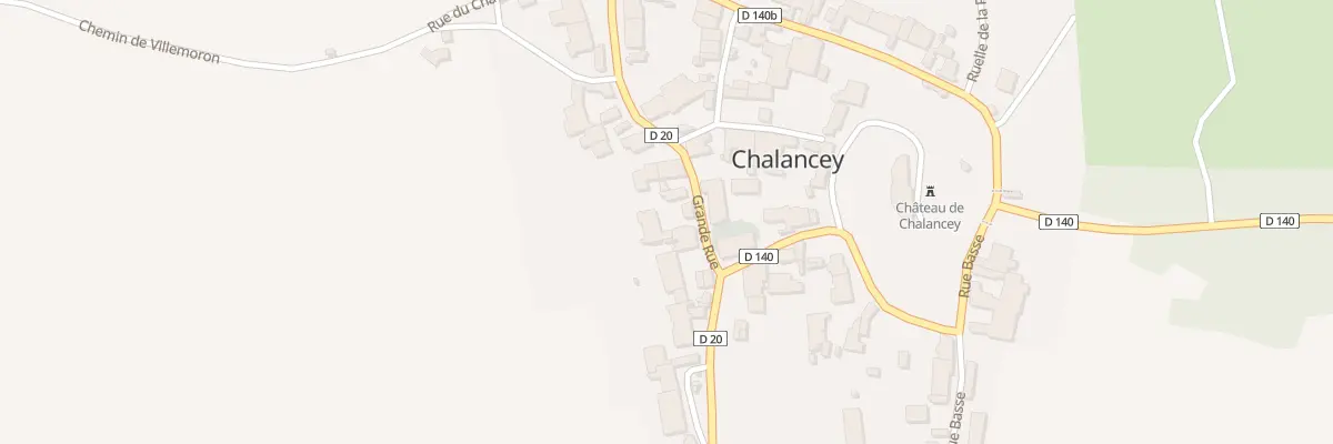 Plan du 27 Gr Grande Rue à Chalancey