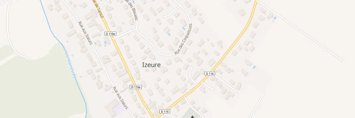 Plan du 16 Rue des Coquelicots à Izeure
