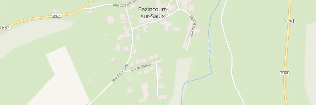Plan du 9 Rue de Sianne à Bazincourt-sur-Saulx