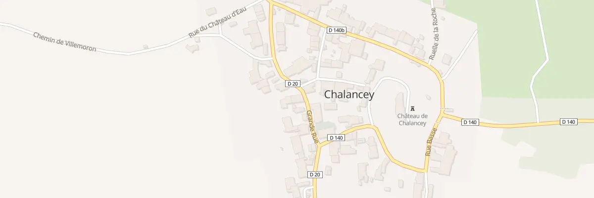 Plan du 21 Gr Grande Rue à Chalancey