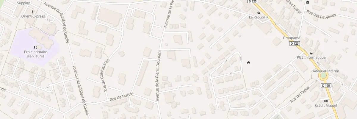 Plan du 277 Av de la Pierre Dourdant à La Verpillière