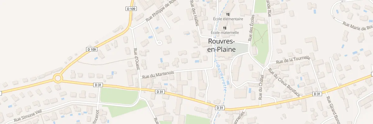 Plan du 6 Rue du Martenois à Rouvres-en-Plaine