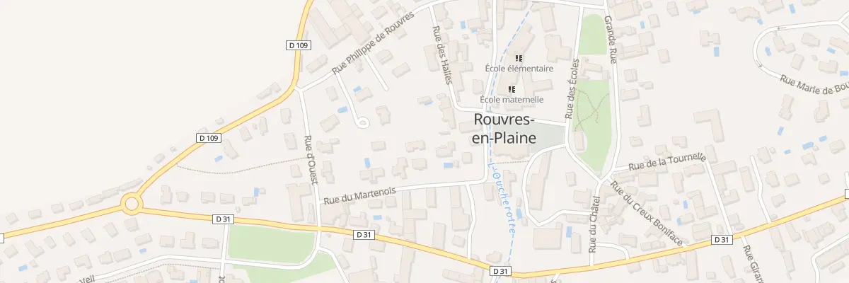 Plan du 6A Rue du Martenois à Rouvres-en-Plaine