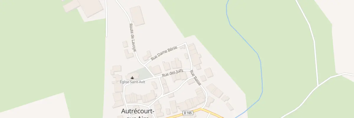 Plan du 3 Rue des Juifs à Autrécourt-sur-Aire