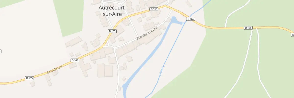 Plan du 12 Rue des Macons à Autrécourt-sur-Aire