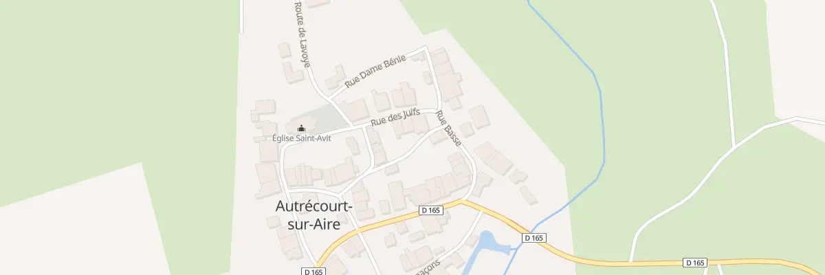 Plan du 10 Rue des Juifs à Autrécourt-sur-Aire