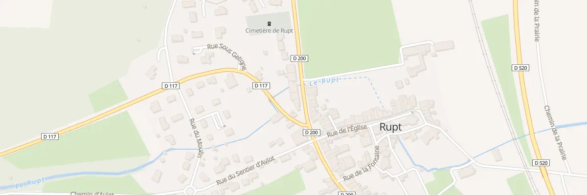 Plan du 18 Rue du Château à Rupt