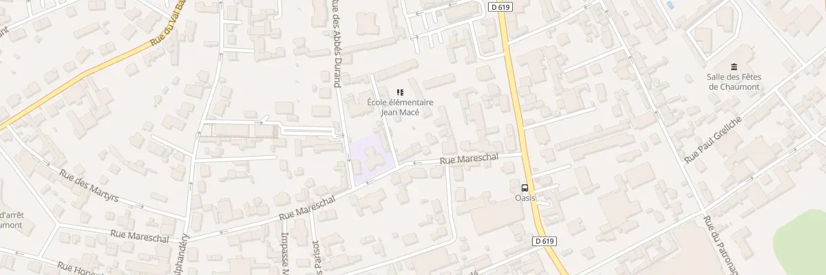 Plan du 14 Rue Mareschal à Chaumont
