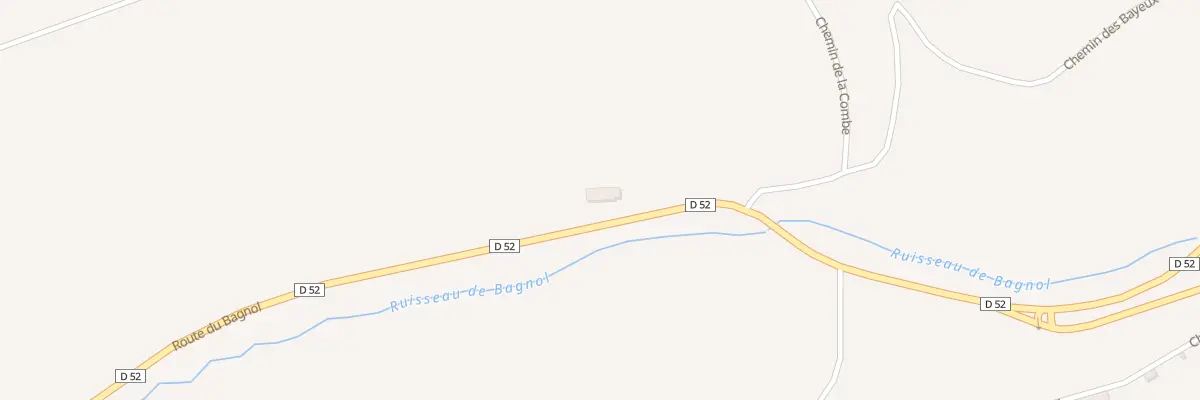 Plan du 585 Rte de Saint Antoine à Montmiral