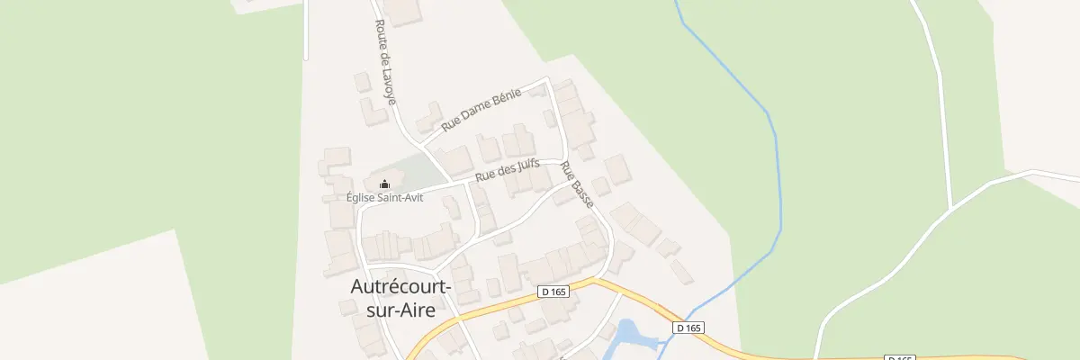 Plan du 2 Rue Basse à Autrécourt-sur-Aire