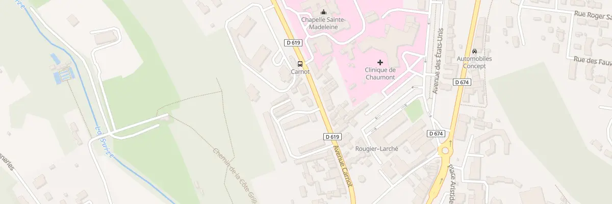 Plan du 57 Av Carnot à Chaumont