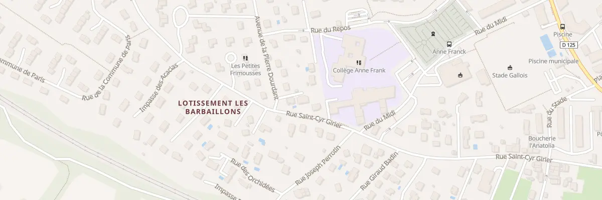 Plan du 623A Av de la Pierre Dourdant à La Verpillière
