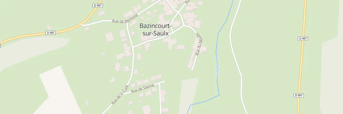Plan du 1 Rue Haute à Bazincourt-sur-Saulx