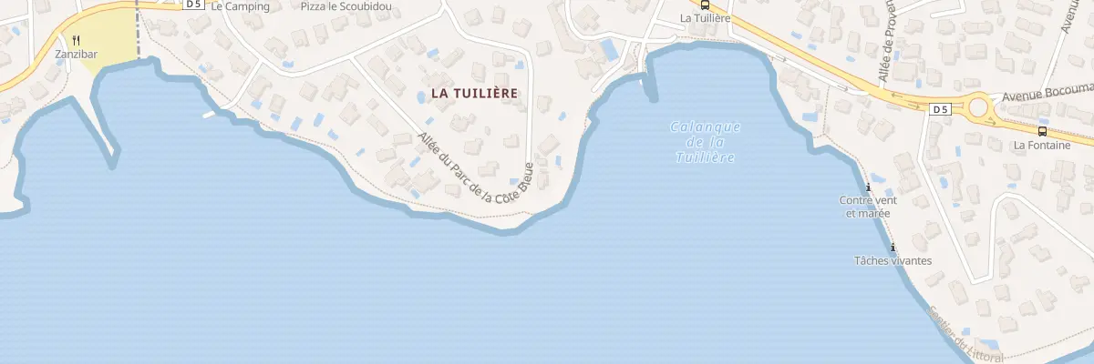 Plan du 5512 Vallon de Caillac à Carry-le-Rouet