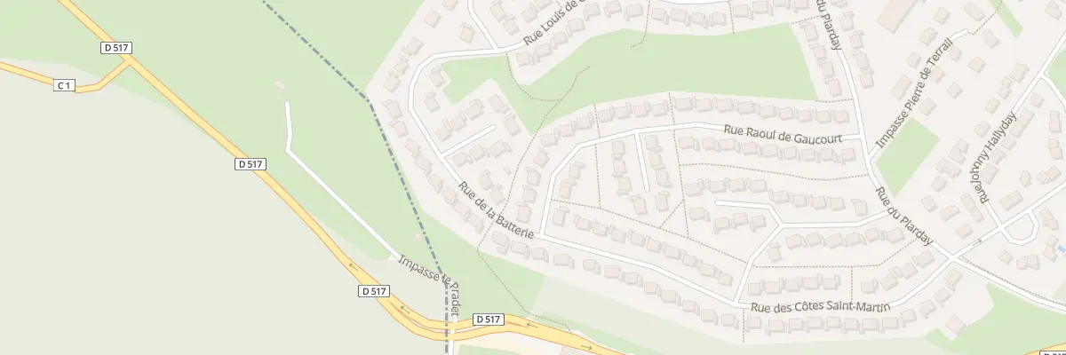 Plan du 36 Rue Raoul de Gaucourt à Charvieu-Chavagneux