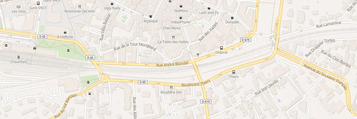 Plan du 3 Rue André Blondel à Chaumont