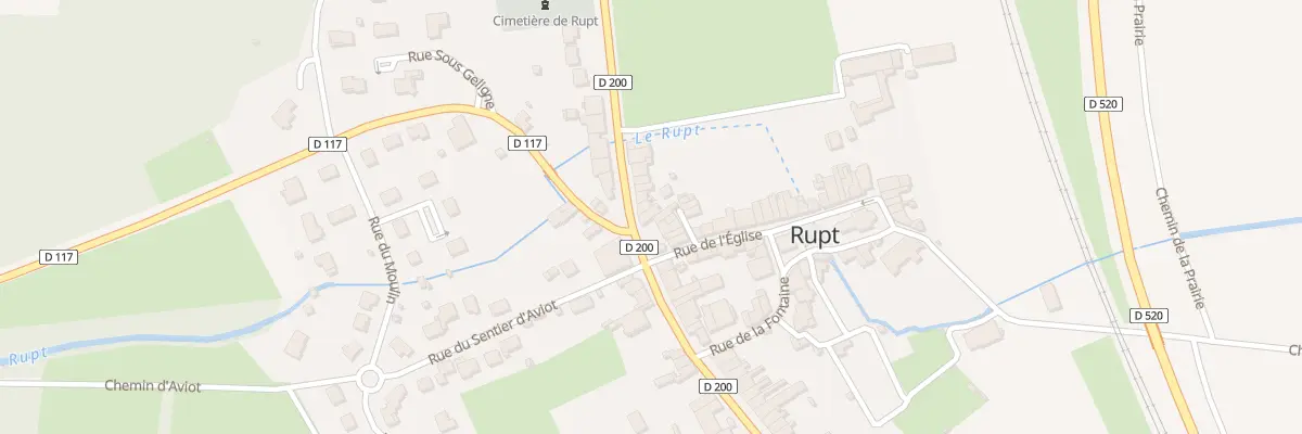 Plan du 13 Rue du Château à Rupt