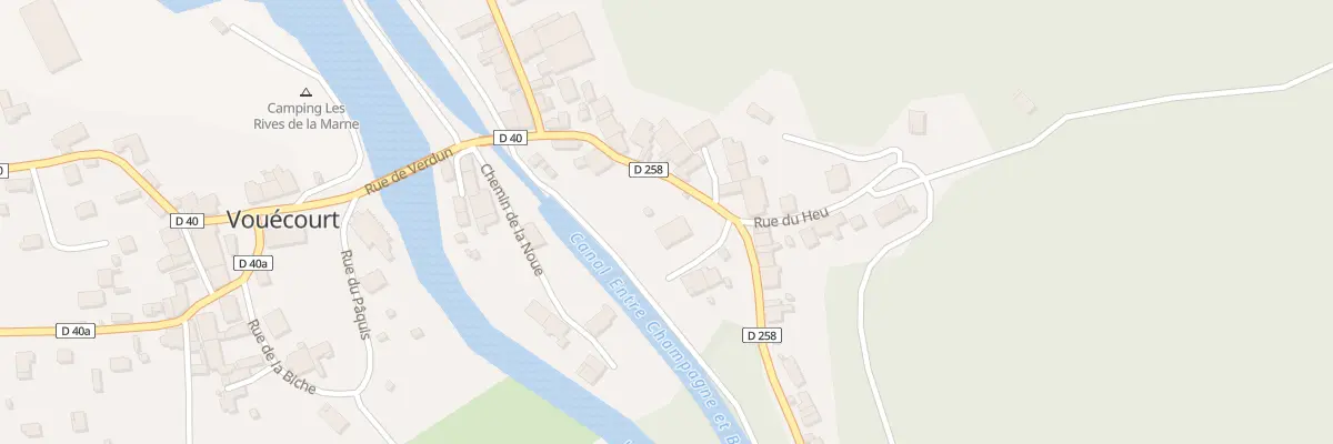 Plan du 4 Rue de la Cote à Vouécourt