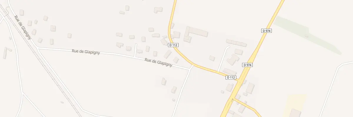 Plan du 59 Rue de Glapigny à Gemeaux