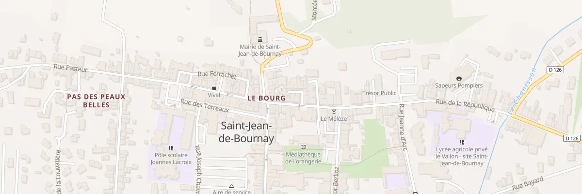 Plan du 76 Rue de la République à Saint-Jean-de-Bournay