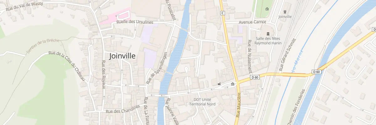Plan du 4 Cour des Annonciades à Joinville
