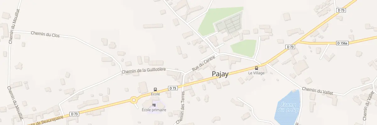 Plan du 18 Rue du Centre à Pajay