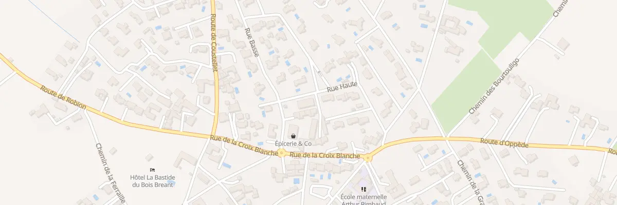 Plan du 159R Rue Haute à Maubec