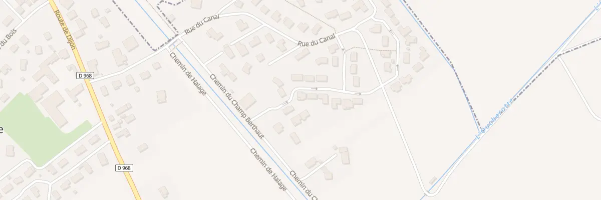 Plan du 8 Rue de l’Épeautre à Thorey-en-Plaine
