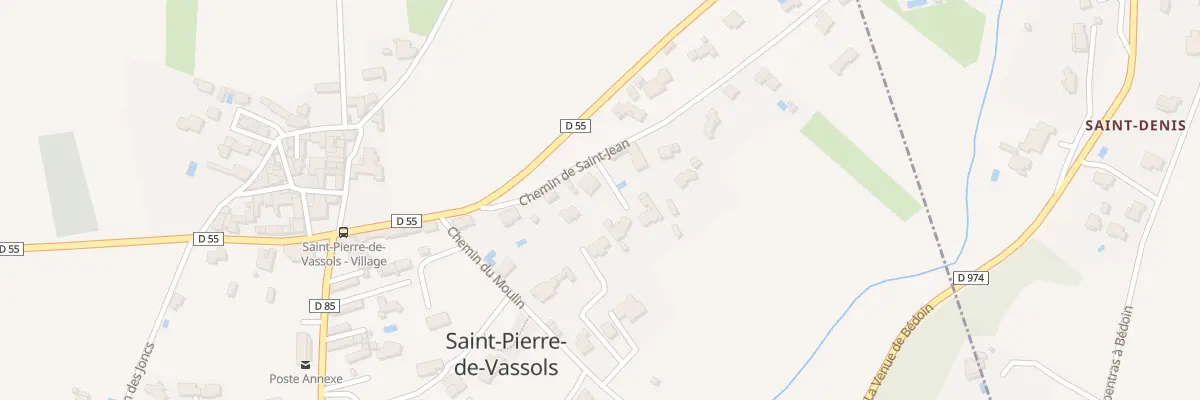 Plan du 5242 Saint Jean à Saint-Pierre-de-Vassols