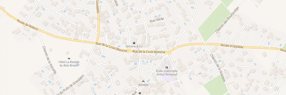 Plan du 159B Rue Haute à Maubec